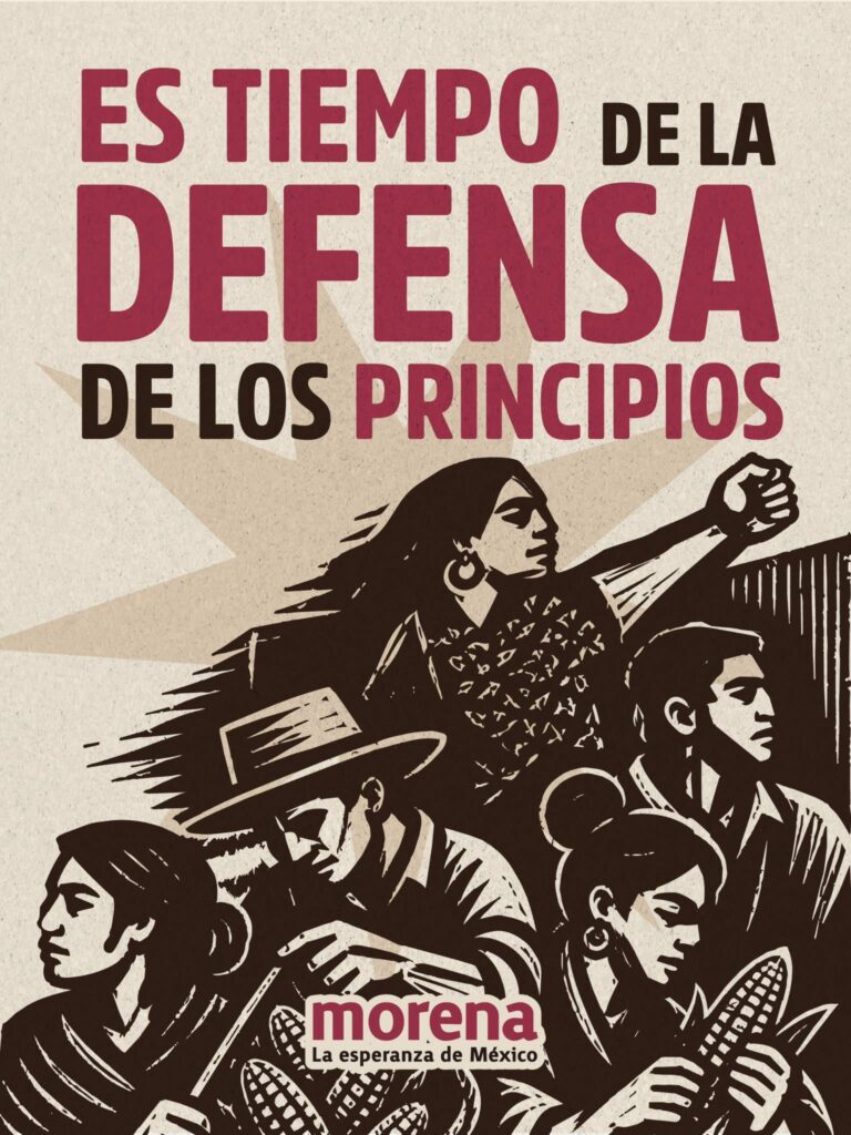 Morena convoca a la marcha por la seguridad