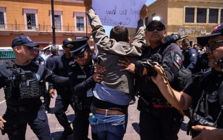 morena Denuncia Represión en Aguascalietes