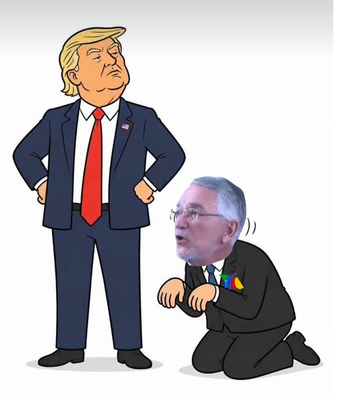Llaman “Perra de Trump” a Ricardo Salinas